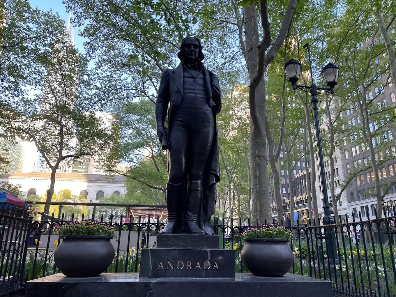 Jose Bonifacio de Andrada e Silva Statue