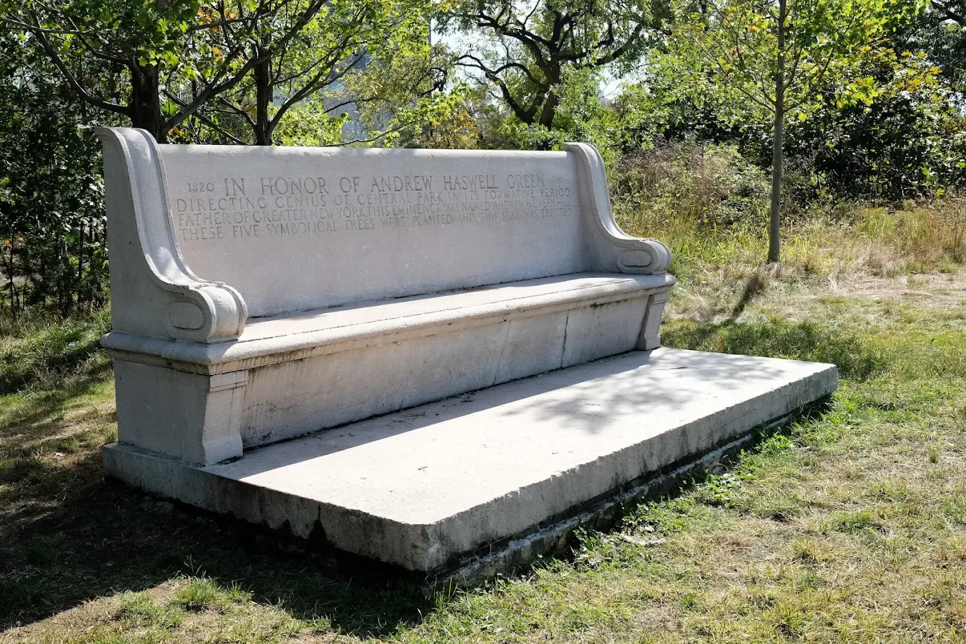 Andrew Haswell Green Bench
