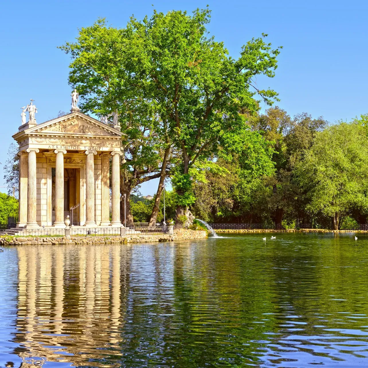 Villa Borghese Gardens by Golf Cart