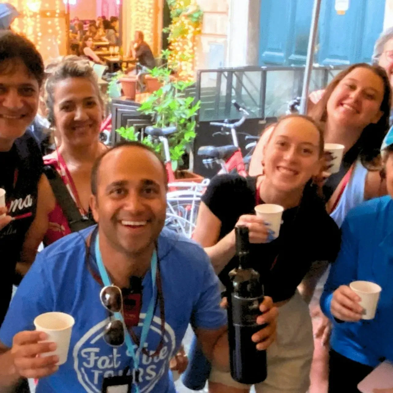 Rome: Guided Evening Bike Tour + Wine Tasting