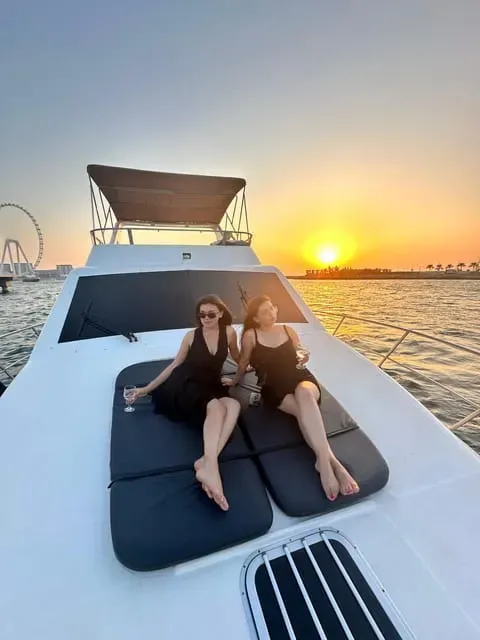 Dubai Marina luxury Yacht Tour: AinDubai,JBR &Harbour