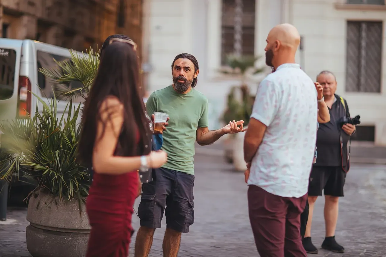 Rome: Evening Golf Cart Tour with Drinks and Aperitivo