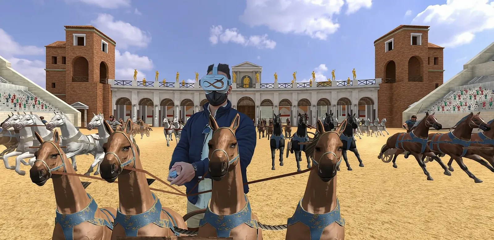 Rome: Circus Maximus Virtual Reality Game near the Colosseum
